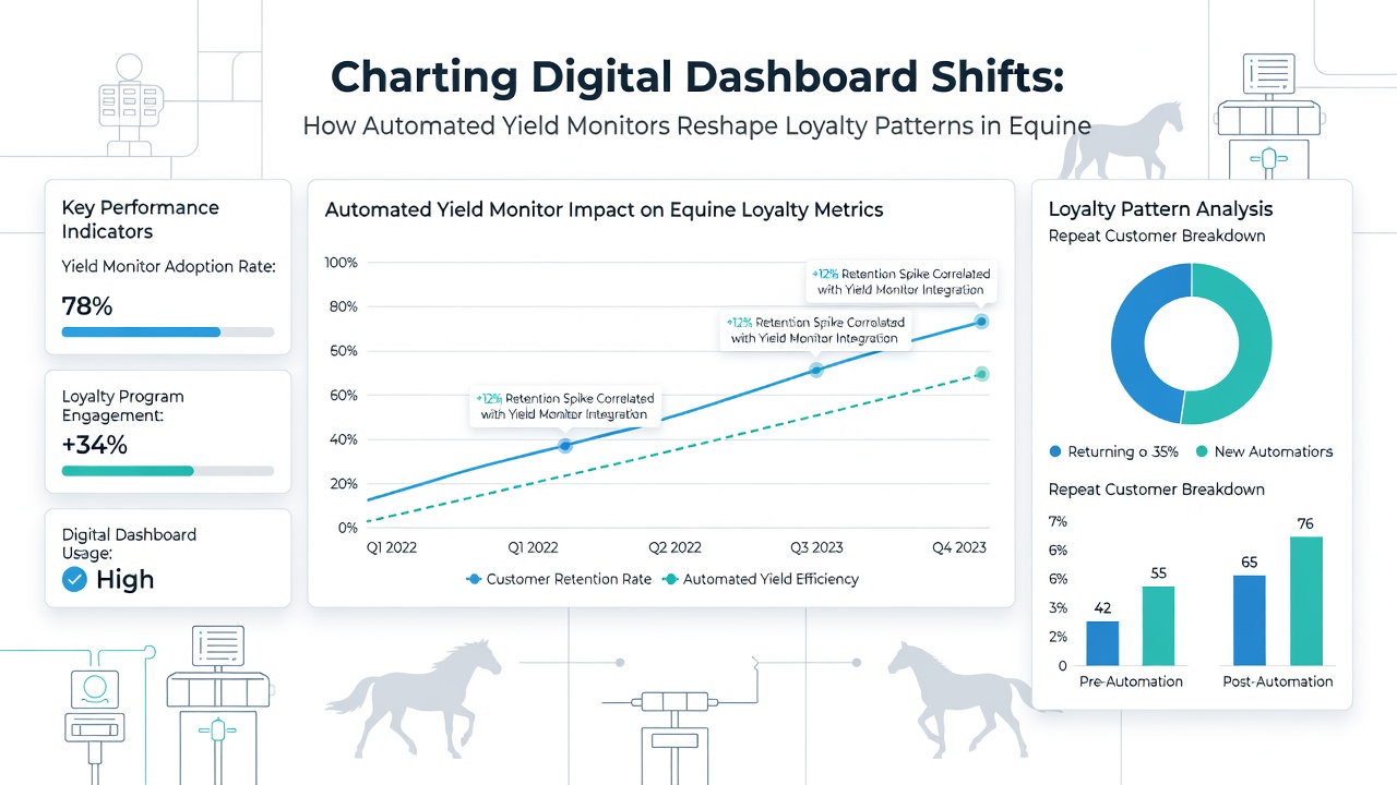 Analytics view showing loyalty trends and yield shifts for users of horse racing and soccer tipster platforms