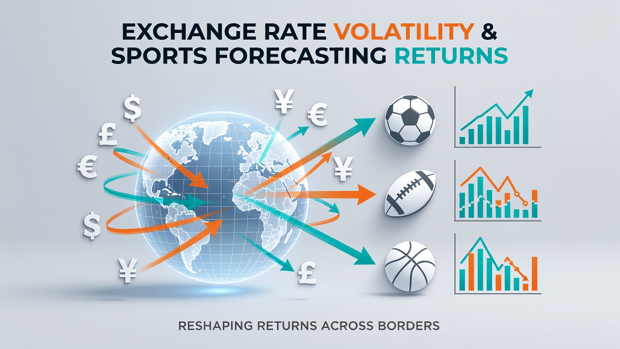 Map highlighting cross-border subscription flows and exchange rate effects on forecasting service revenues