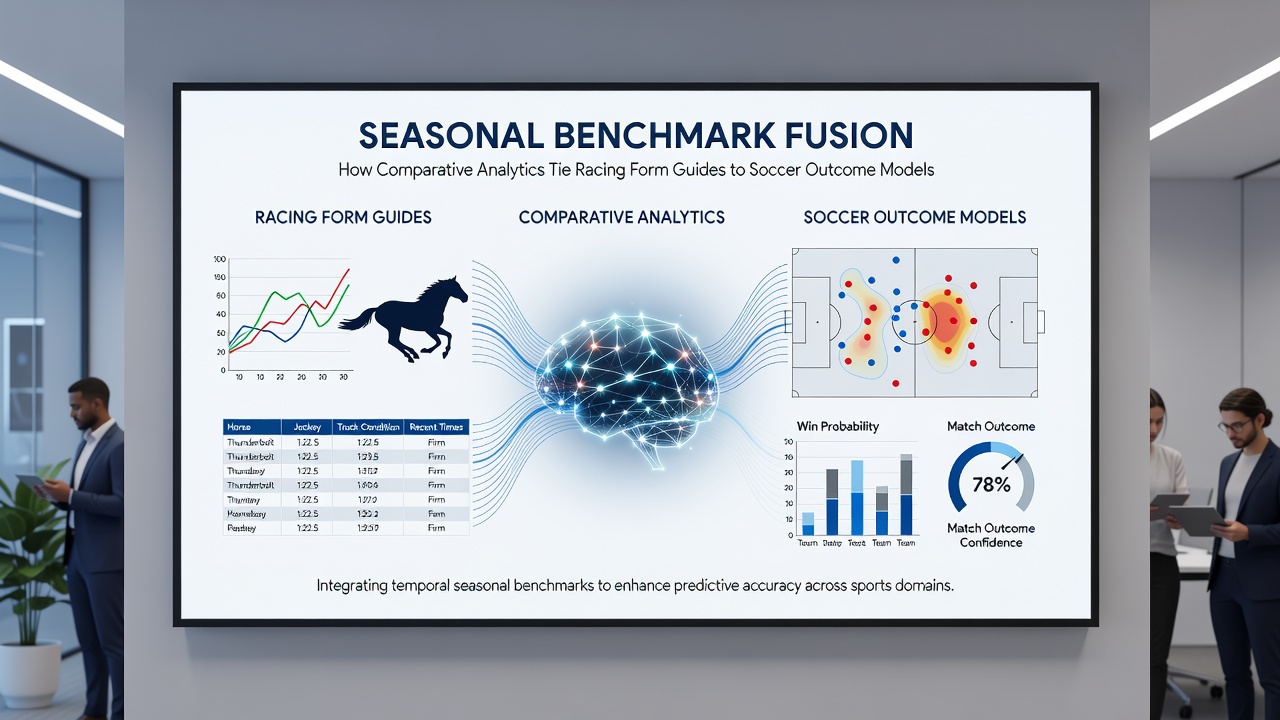 Side-by-side seasonal charts comparing normalized racing pace benchmarks against soccer expected goals trends across multiple competitions