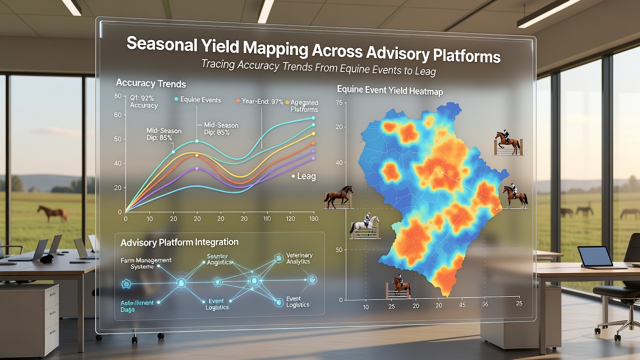 Independent metrics dashboard displaying yield trends and accuracy patterns across equine and soccer advisory services