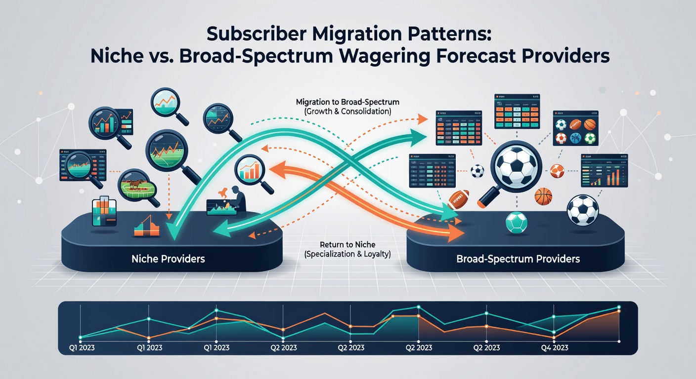 Graph illustrating return migration rates to niche providers in horse racing and soccer during May 2026