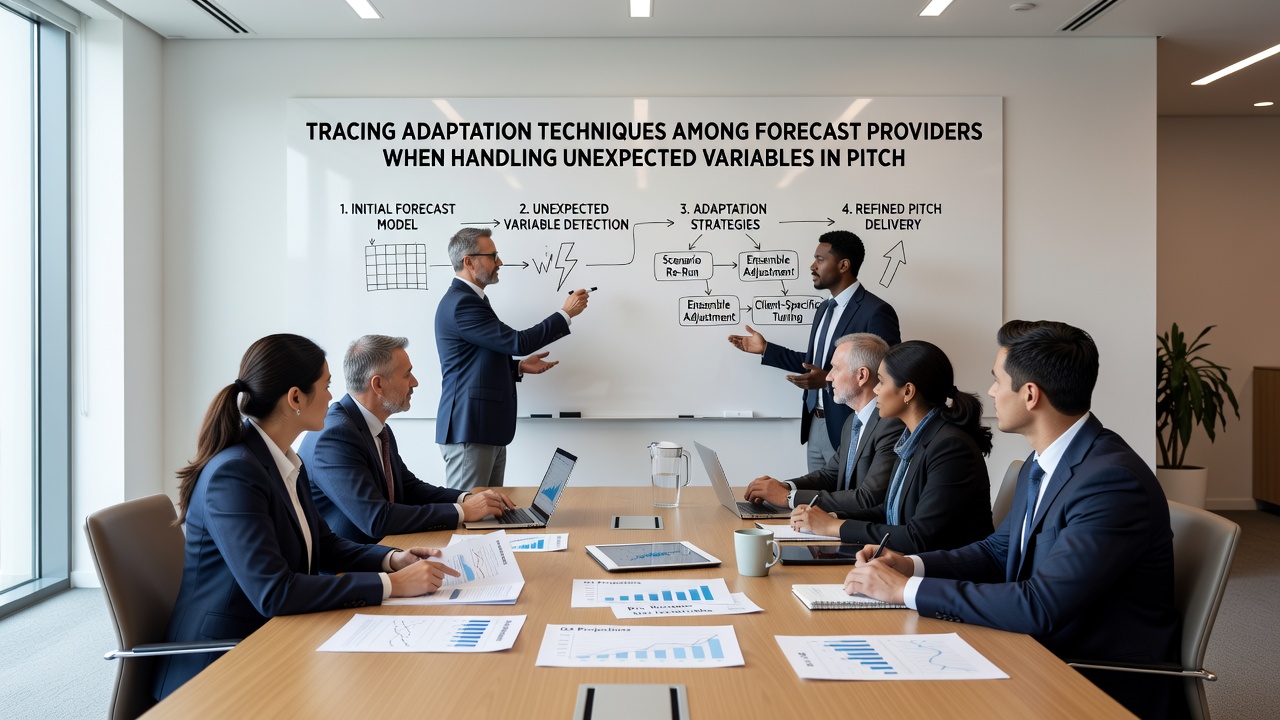 Data visualization tools used by forecast teams for variable tracking